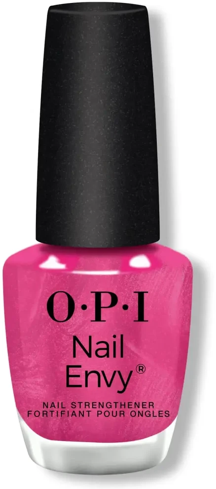 Opi Nail Envy Powerful Rožinė Nail Strengthening Treatment Lakas, 15 ml