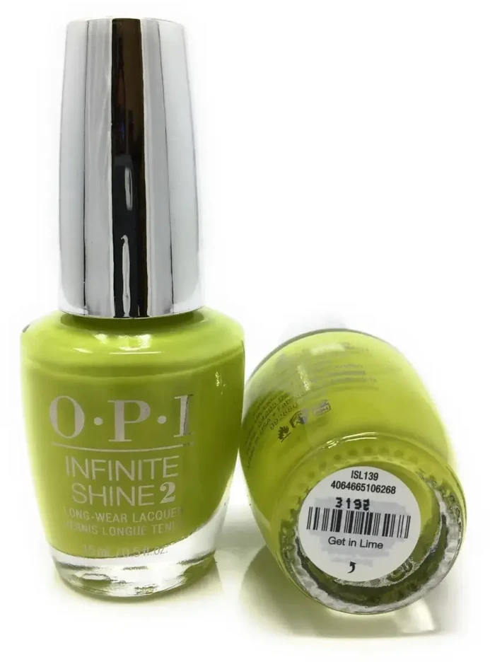 OPI Infinite Shine ilgai išliekantis lakas „Get in Lime“, 15 ml