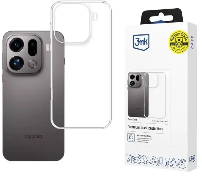 3Mk Protection 3mk skaidrus „Oppo Find X9 Pro“ dėklas - permatomas