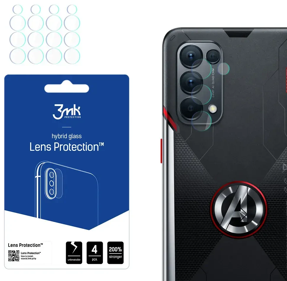 3Mk Protection „Oppo Reno 5 Marvel Edition“ – 3mk objektyvo apsauga