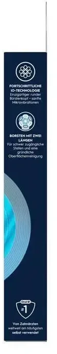 Oral-B iO Ultimate Clean x4 Dantų šepetėlio galvutės, Juoda
