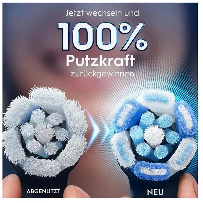 Oral-B iO Ultimate Clean x4 Dantų šepetėlio galvutės, Juoda