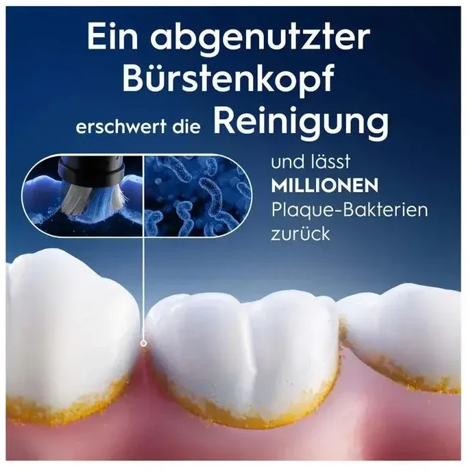 Oral-B iO Ultimate Clean x4 Dantų šepetėlio galvutės, Juoda