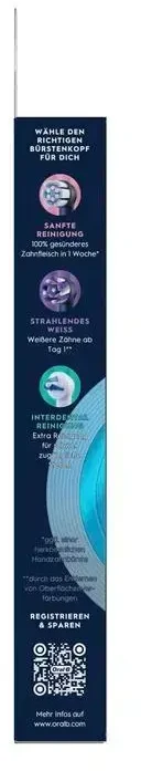 Oral-B iO Ultimate Clean x4 Dantų šepetėlio galvutės, Juoda