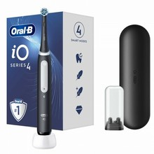 Elektrinis dantų šepetėlis Oral-B iO Series 4, juodos spalvos