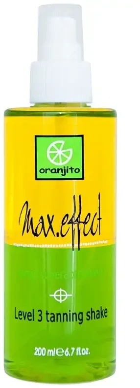 Oranjito Dviejų komponentų apsauginis purškiklis nuo saulės iki 3 lygio (kanapių "Superaccelerator") 200 ml