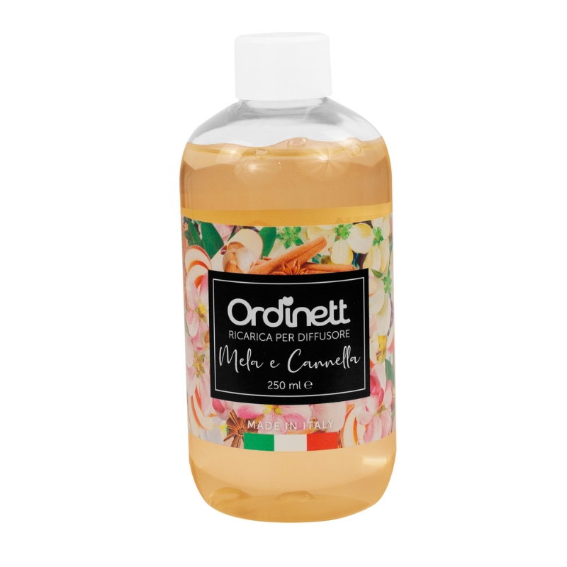 Drėkintuvas ORDINETT Aromatinio difuzoriaus 250 ml užpildas "Apple & Cinnamon