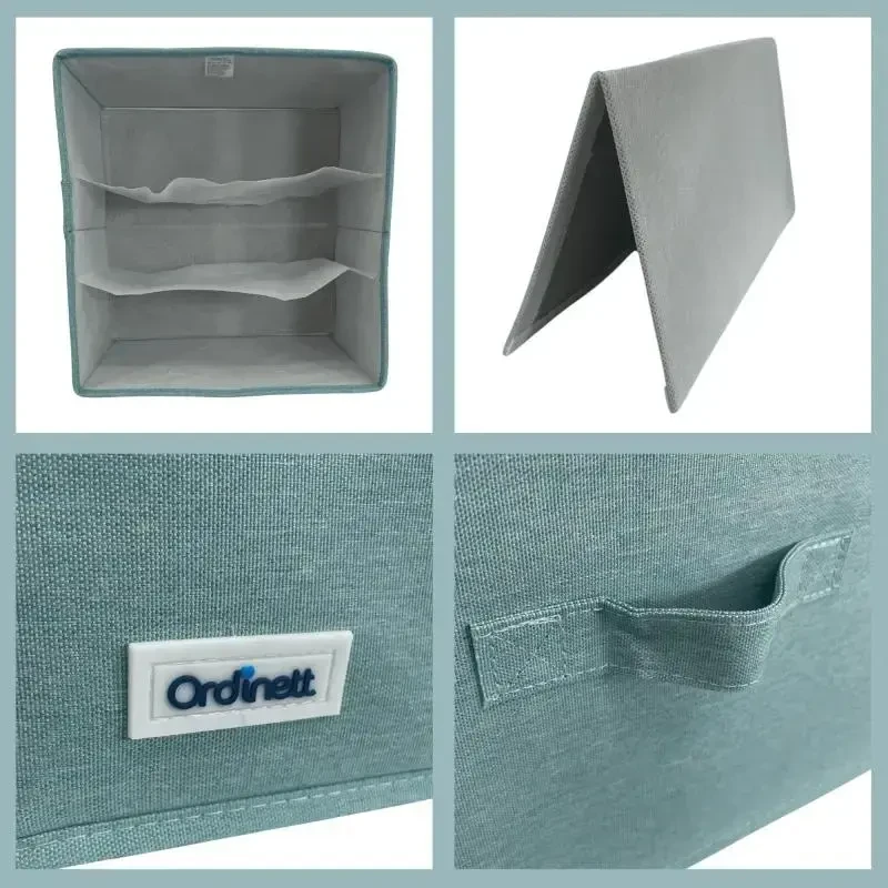 ORDINETT Box cube 29x29x18,5cm Mint