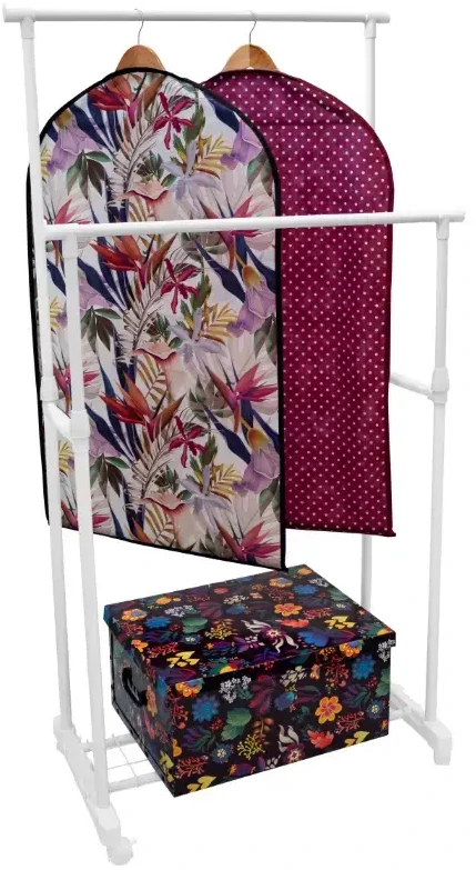 ORDINETT Deluxe Double Baltas 88x43x98-175cm baltas