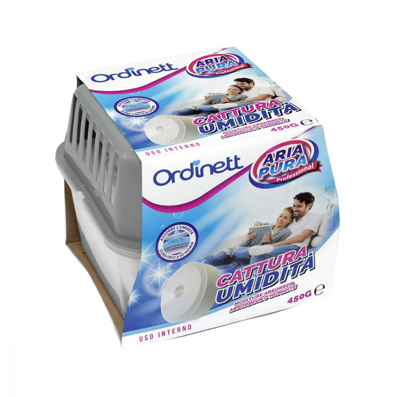 ORDINETT Drėgmės sugėriklis su papildytomis tabletėmis 450 g neutralaus kvapo