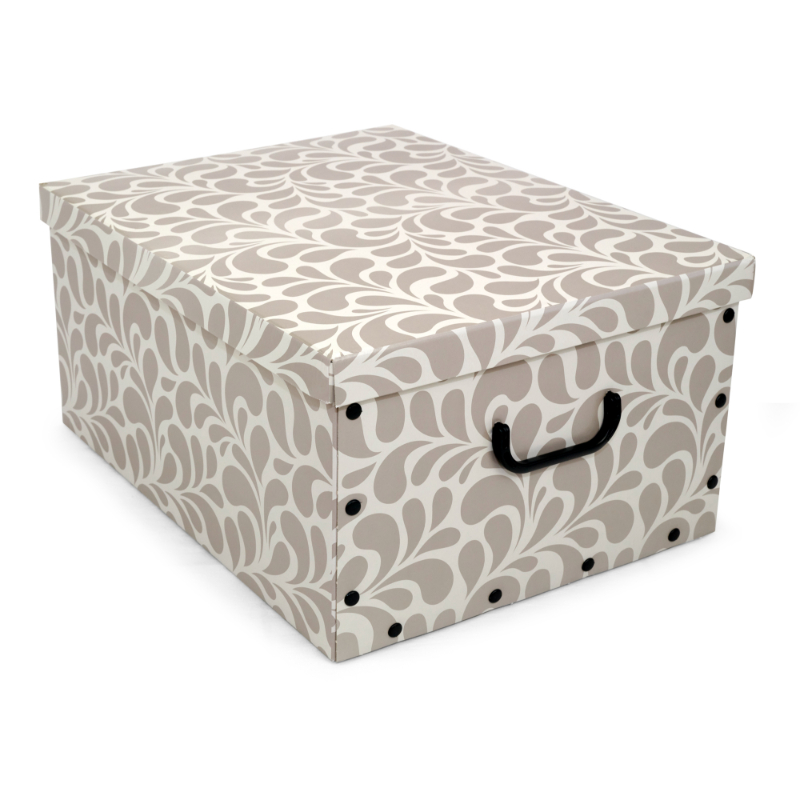 Aptel ORDINETT Kartoninė dėžutė 49 x 39 x 25 cm, Big Box Goccia asorti: mėlyna | šviesiai pilka | bordo