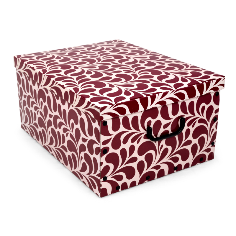 Aptel ORDINETT Kartoninė dėžutė 49 x 39 x 25 cm, Big Box Goccia asorti: mėlyna | šviesiai pilka | bordo