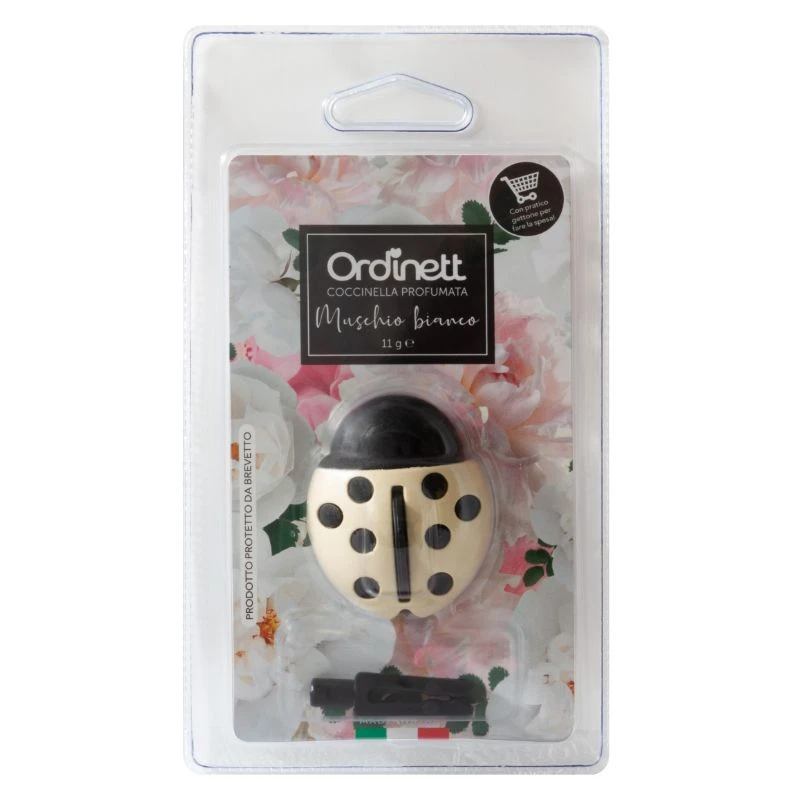 John ORDINETT Kvapusis pirkinių krepšelio monetų laikiklis Ladybug asorti