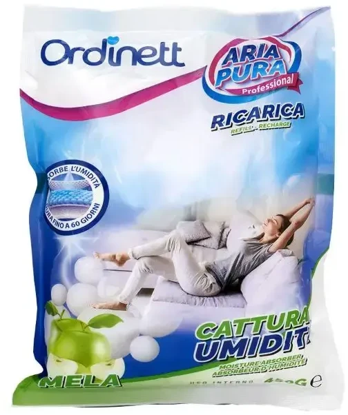 Sausintuvas ORDINETT Moisture absorber supplement 3 pcs. x 450g apple