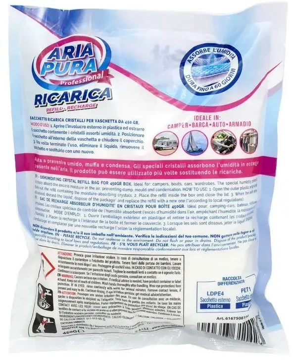 Sausintuvas JetWorld ORDINETT Mitruma absorbetaja papildinajums 3 gab. x 450g neitrala smarza 1231142