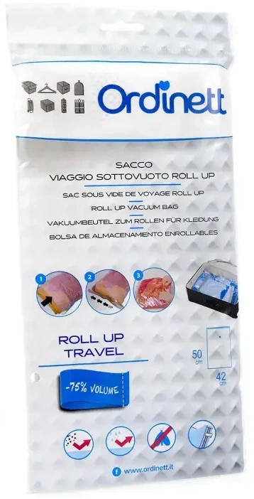 Kelioninis ORDINETT Ordispace Roll Up Travel Vacuum Bag 42x50cm
