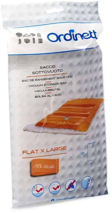 ORDINETT Ordispace Flat Extra Large Vacuum Bag 70x100cm