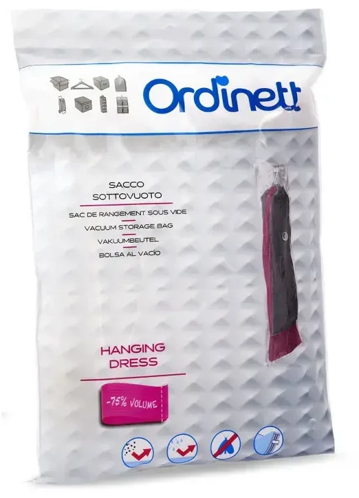 Ordinett Ordispace Hanging Dress Vacuum Bag 70×140cm