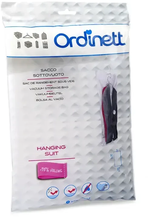 Ordinett Ordispace Hanging Suit Vacuum Bag 67×90cm