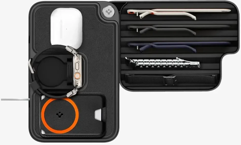 Dėklas Spigen Apple Watch & Band & ETC Organizer S340, juodas