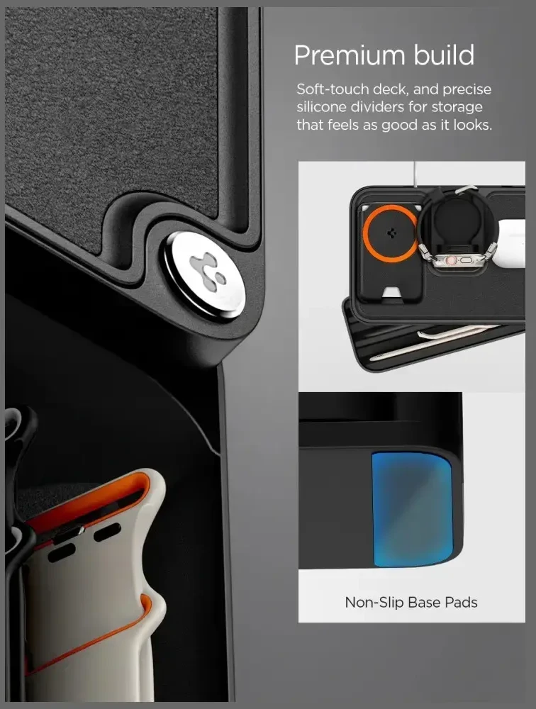 Dėklas Spigen Apple Watch & Band & ETC Organizer S340, juodas