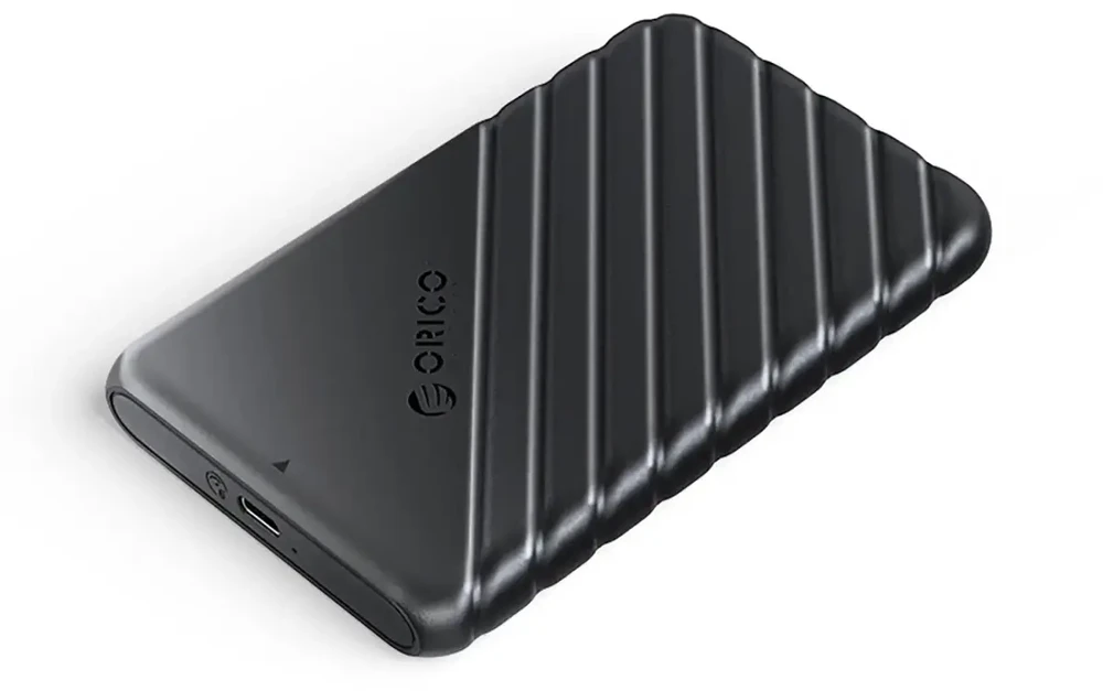 Orico 25PW1C-C3 2.5" HDD SSD USB-C 3.1 6Gb/s disko įrenginys – juodas