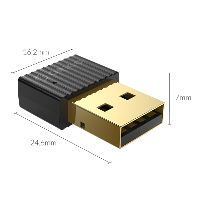 Orico 5.0 USB-A bluetooth adapteris juodas
