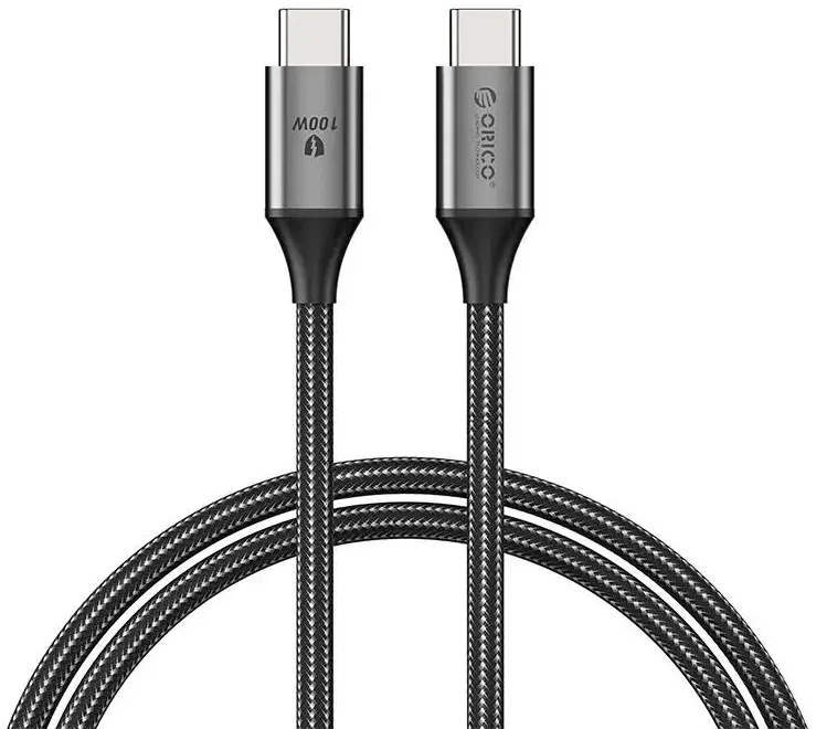 Orico įkrovimo kabelis 100W USB-C į C - juodas