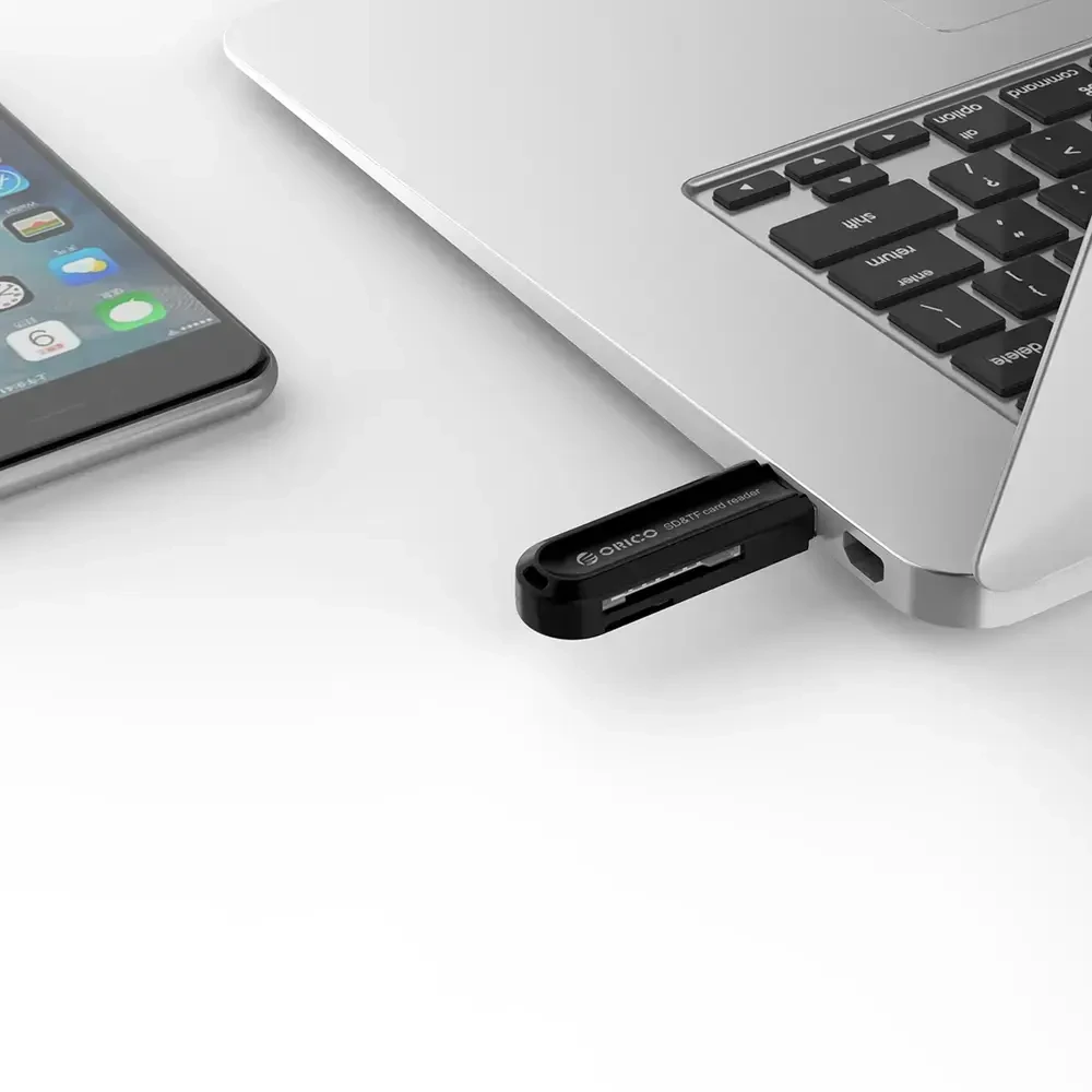 Orico CRS21 USB 3.0 SD and Micro SD memory card reader - juodas