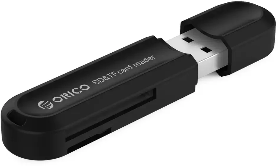 Orico CRS21 USB 3.0 SD and Micro SD memory card reader - juodas