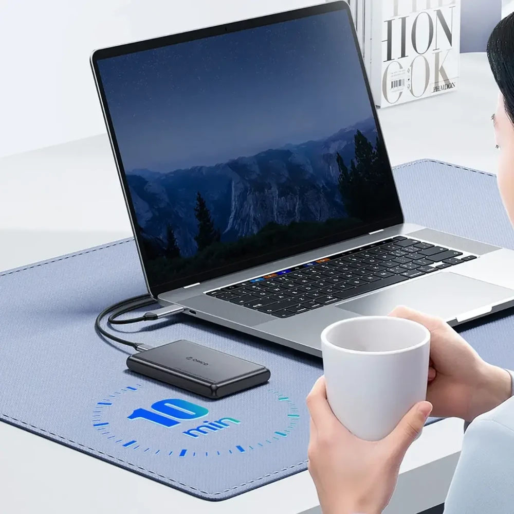 Kietasis diskas Orico DDL25-C3 2.5" HDD/SSD USB-C 5Gb/s Disk Drive – juodos spalvos