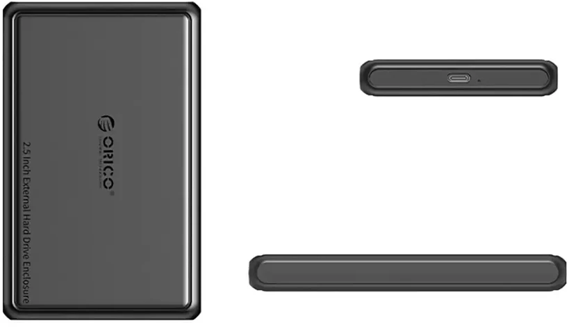 Kietasis diskas Orico DDL25-C3 2.5" HDD/SSD USB-C 5Gb/s Disk Drive – juodos spalvos
