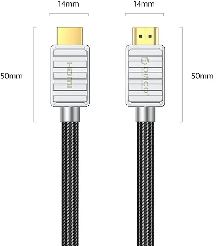 Orico H8CY HDMI 2.1 8K 60 Hz HDMI cable 3 m - juodas