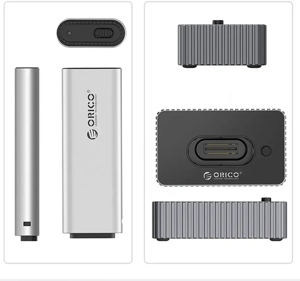 Orico IT18C3 Docking Station for M.2 NVMe/SATA Drive – pilkos spalvos
