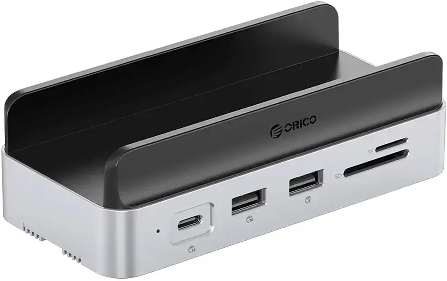 „Orico MiniDock 10-in-1“ prijungimo stotelė su SSD kietojo disko lizdu – „Sidabrinis“