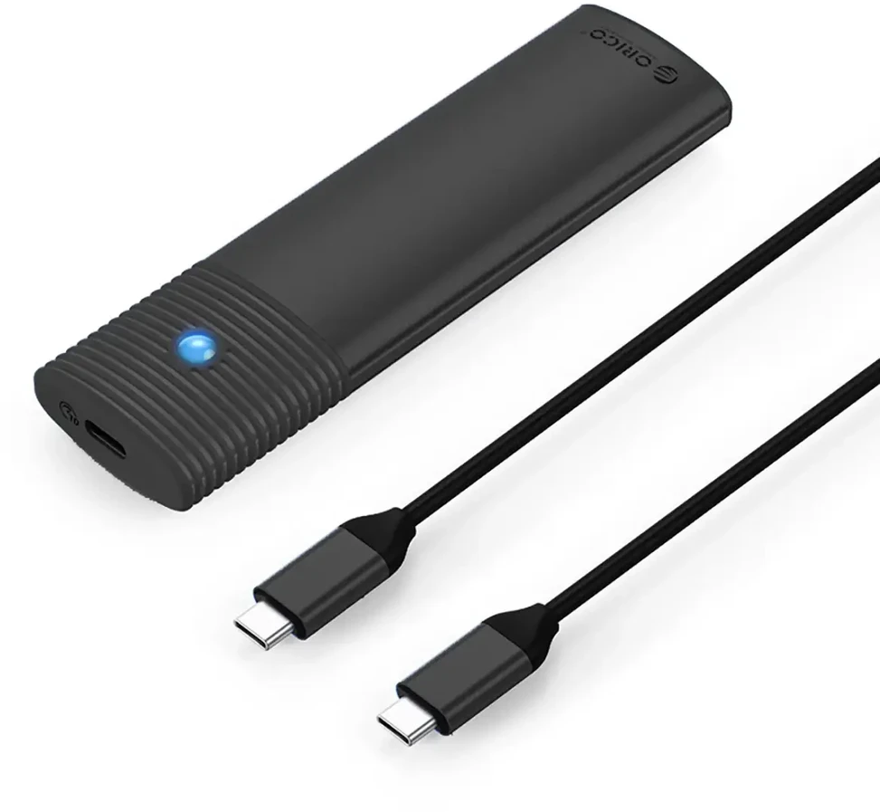 Kietasis diskas Orico PWM2 M.2 NGFF SATA USB-C 5Gb/s Disk Drive – juodos spalvos