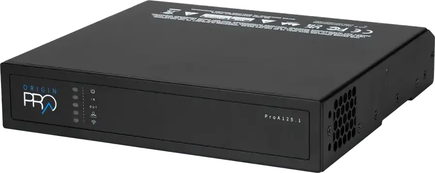 Vaizdo grotuvas Origin Acoustics PROA125.1 Pro 2 kanalų 125 W stiprintuvas
