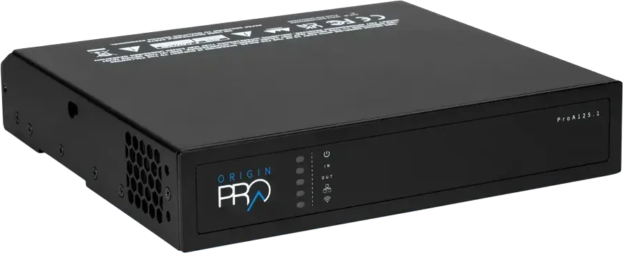Vaizdo grotuvas Origin Acoustics PROA125.1 Pro 2 kanalų 125 W stiprintuvas
