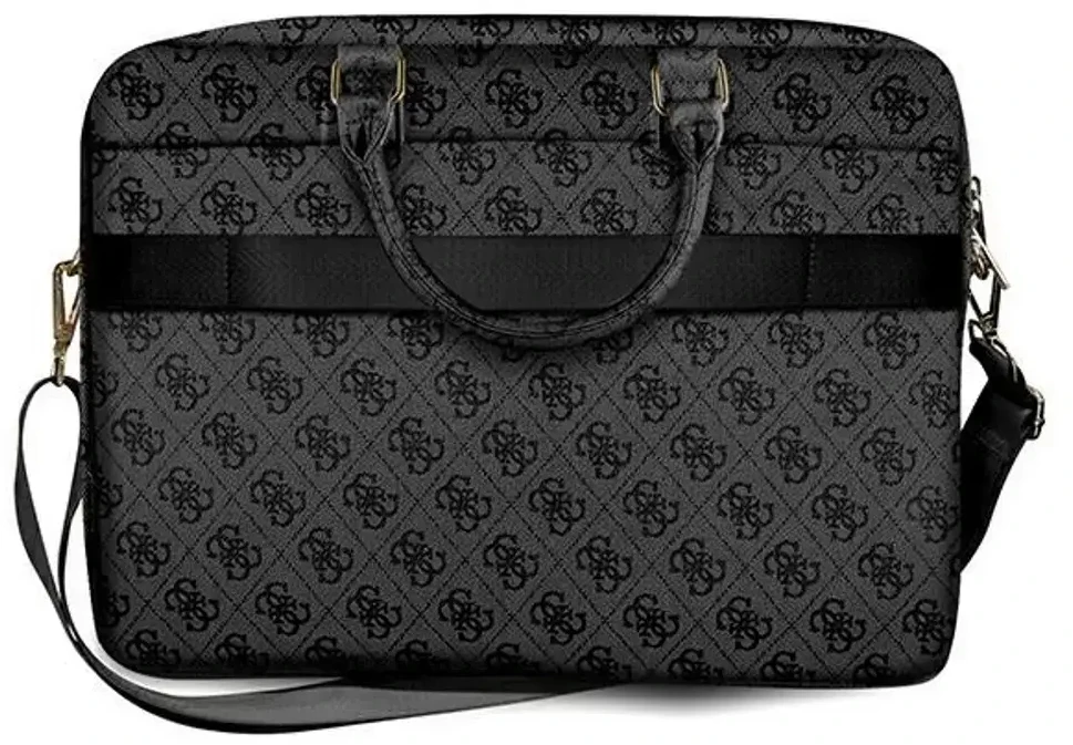 Guess 4G Big Logo krepšys kompiuteriui 16'' – pilkos spalvos