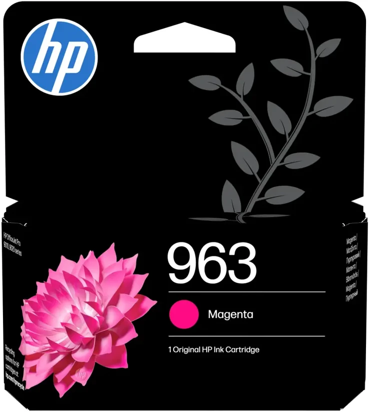 Hewlett Packard (HP) Originali HP 963 Magenta rašalo kasetė