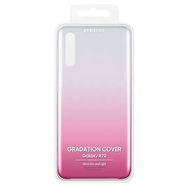 Dėklas Samsung Galaxy A70 Gradation Nugarėlė Rožinė