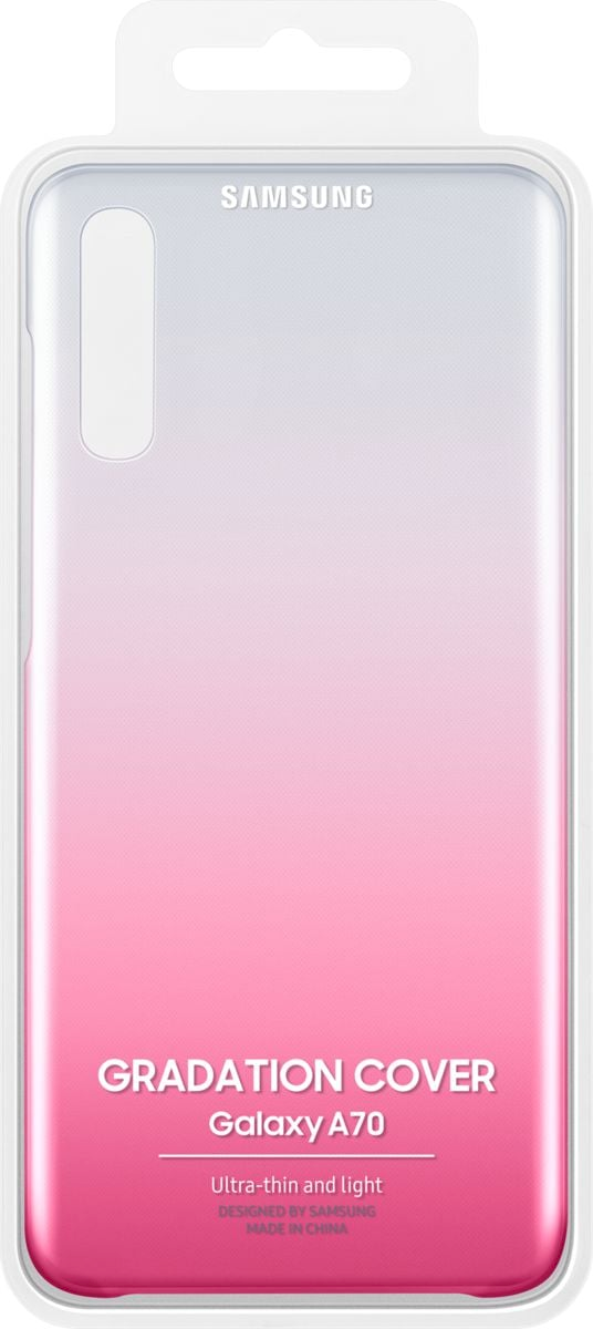 Dėklas Samsung Galaxy A70 Gradation Nugarėlė Rožinė
