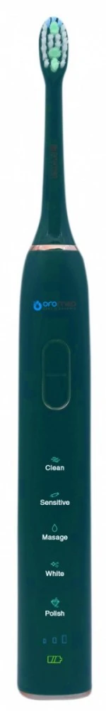 Elektrinis dantų šepetėlis Oromed Oro-Brush, Žalias