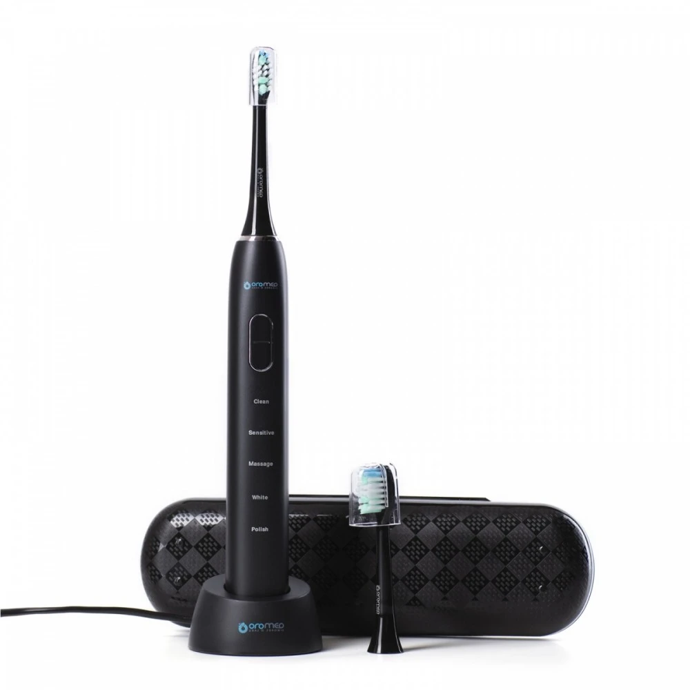 Elektrinis dantų šepetėlis Oromed Oro-Brush, Juodas