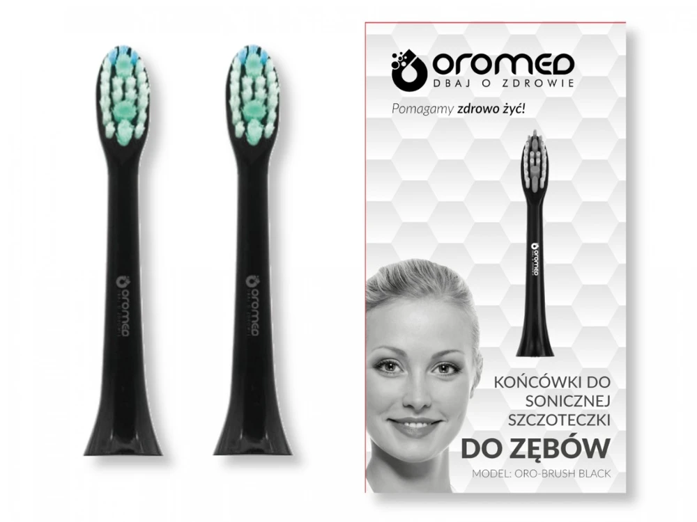 OROMED ORO-BRUSH BLACK galvutės su pakuotės pristatymu