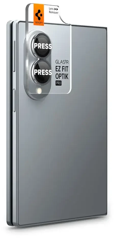 Spigen Optik Pro HD Glas.TR ”EZ FIT” skirtas Samsung Galaxy Z Fold8 juodos spalvos 2vnt