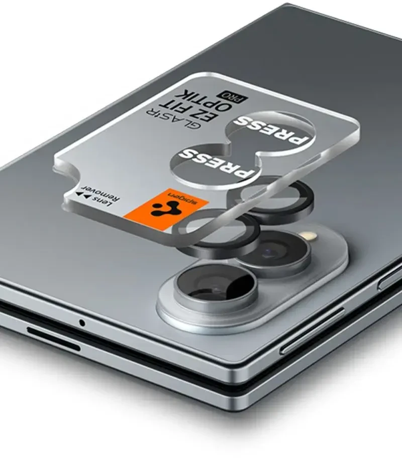 Spigen Optik Pro HD Glas.TR ”EZ FIT” skirtas Samsung Galaxy Z Fold8 juodos spalvos 2vnt