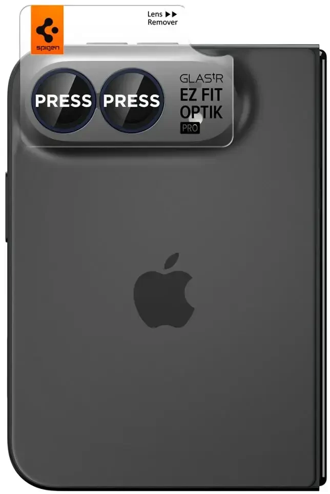 KAMEROS APSAUGA Spigen OPTIK PRO GLAS.TR EZ FIT CAMERA PROTECTOR 2-PACK IPHONE DUO NIGHT SKY