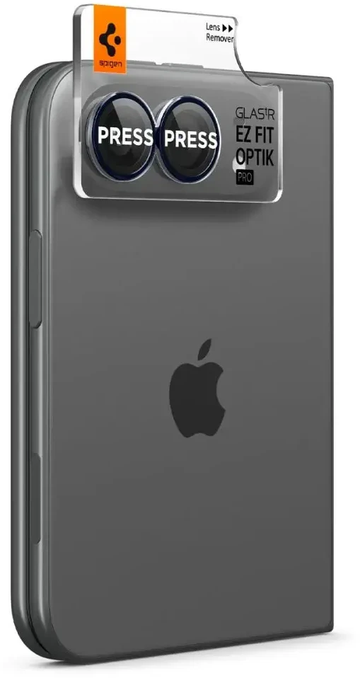 KAMEROS APSAUGA Spigen OPTIK PRO GLAS.TR EZ FIT CAMERA PROTECTOR 2-PACK IPHONE DUO NIGHT SKY