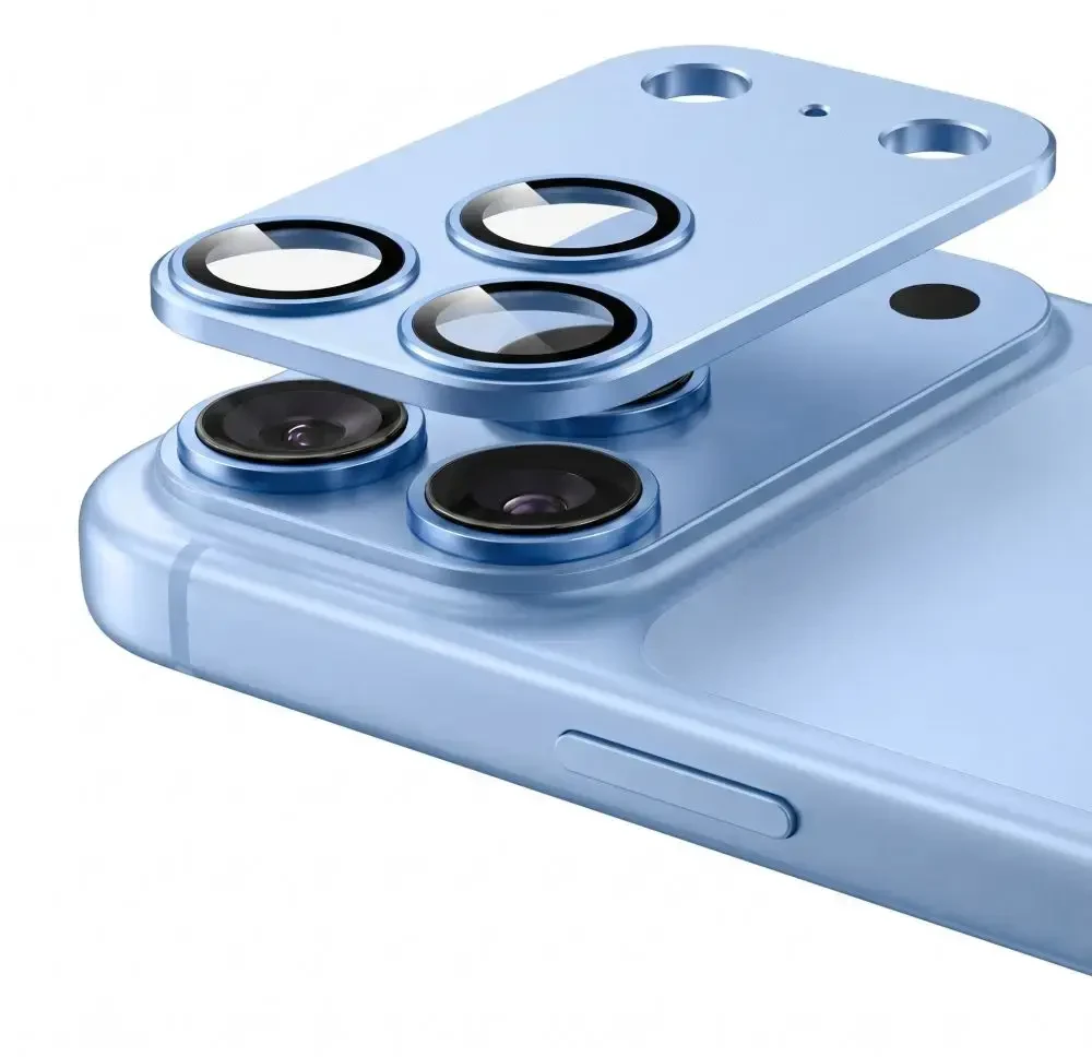Fotoaparato apsauga TECH-PROTECT CAMFULL FIT+ IPHONE 18 PRO šviesiai mėlyna